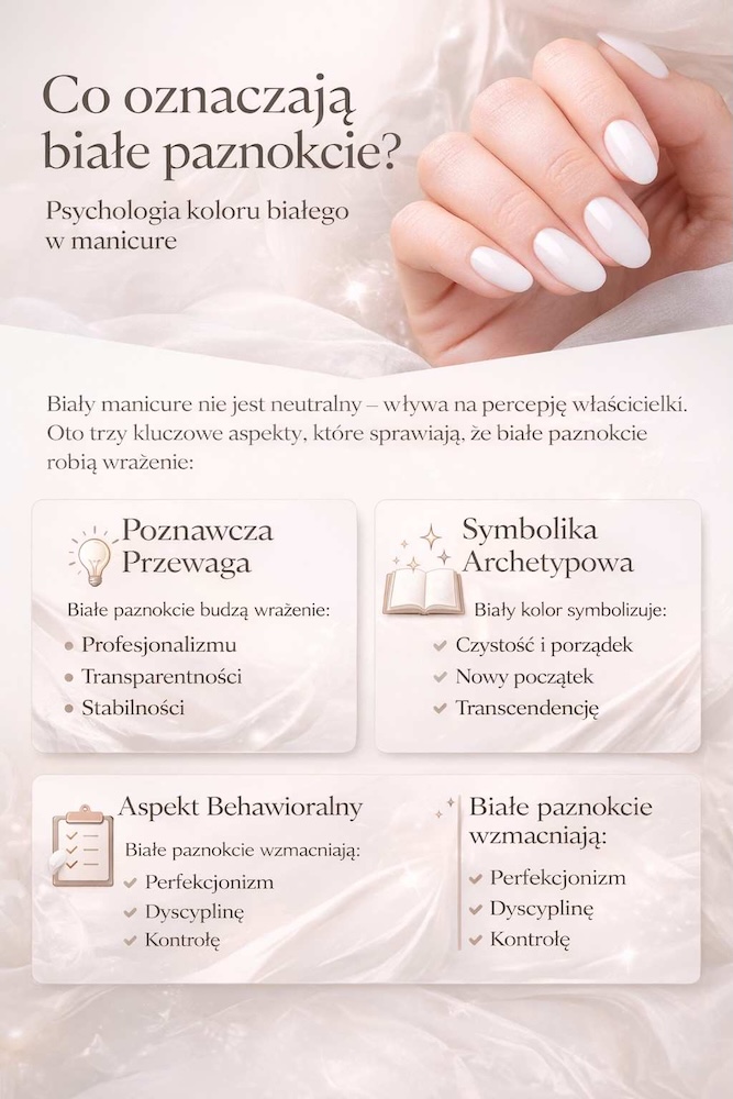 co oznaczają białe paznokcie - wyjaśnienie 