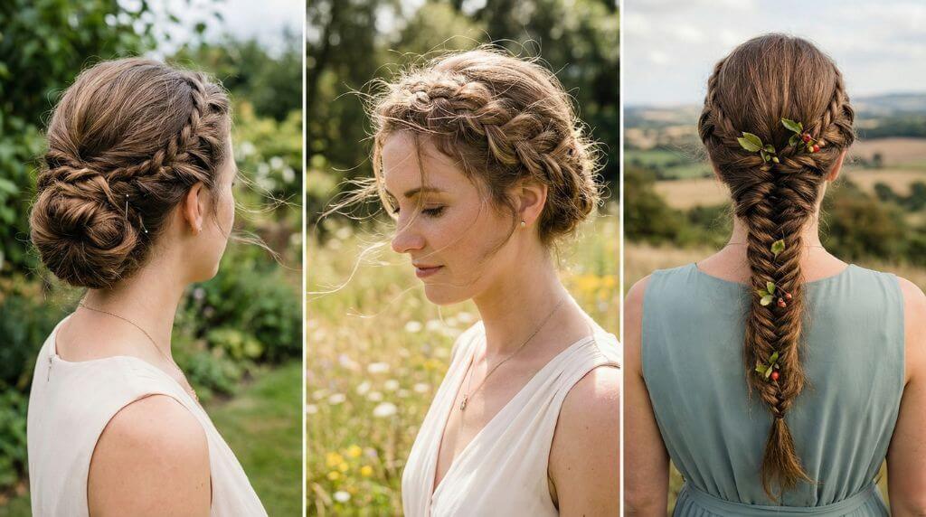 Upięcia i fryzury na wesele plenerowe dla gościa Fryzury na wesele jako gość - upięcia na wesele plenerowe