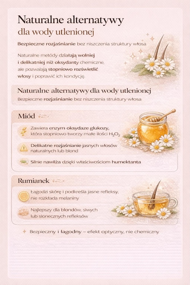naturalne sposoby na rozjaśnianie włosów 