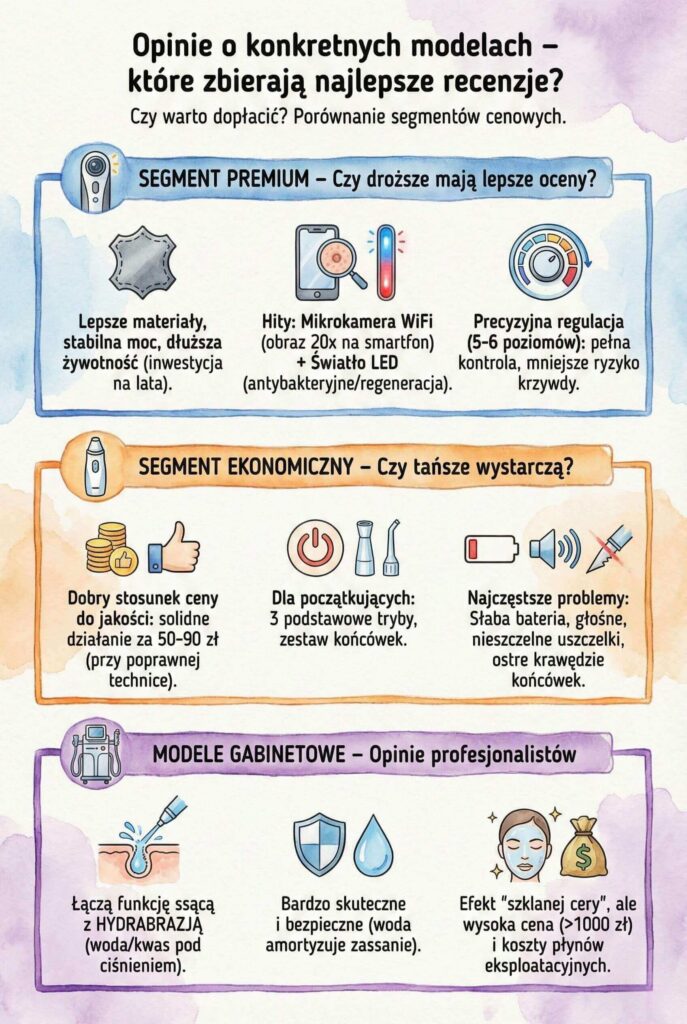 Opinie o odkurzaczach do wągrów z różnych segmentów Odkurzacz do wągrów – opinie o konkretnych modelach
