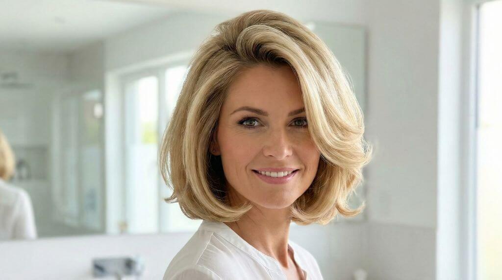 Modelowanie boba nadające włosom objętości 