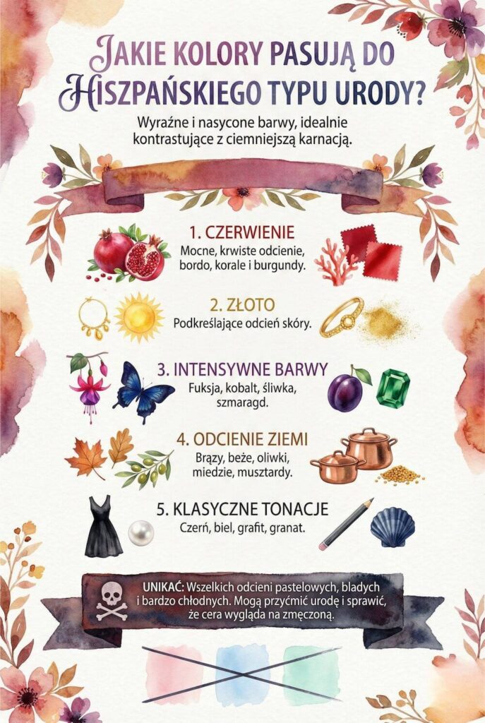 Hiszpańska uroda - jakie kolory ją podkreślają?