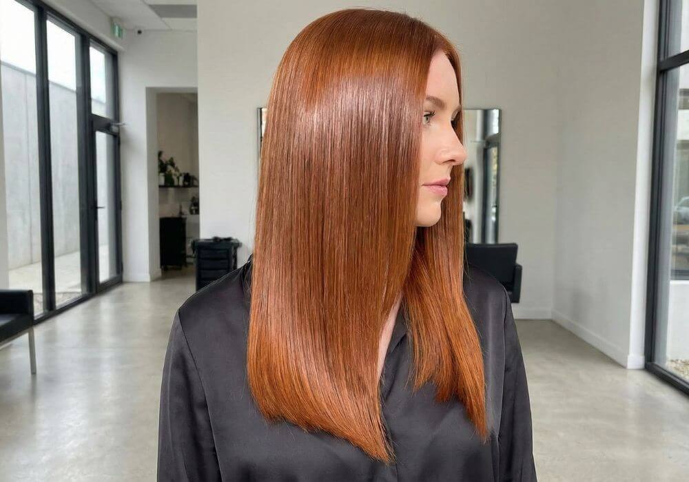 Odcienie rudości – rude włosy. Glass Hair