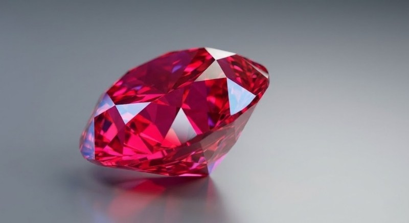 rubinowy jako odcień czerwieni