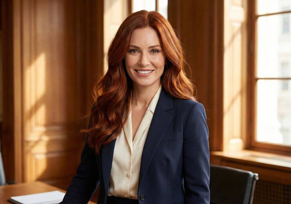 Rude włosy w kolorze Ginger Beer Copper