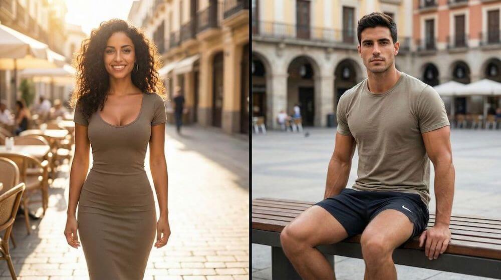 Hiszpańska uroda - proporcjonalna figura