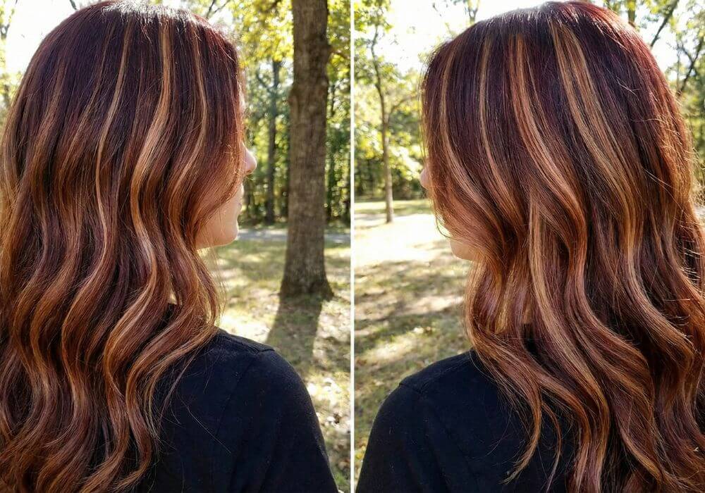 Odcienie rudości – rude włosy. Flamboyage i balayage