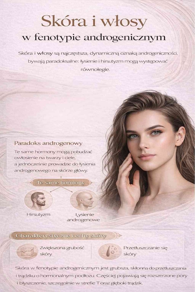 skóra i włosy u osób androgenicznych 
