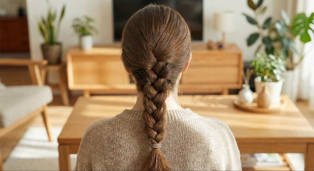 szybkie fryzury - warkocz 