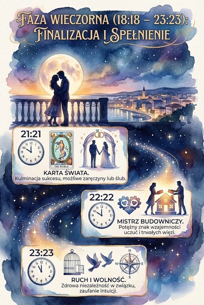 godziny wieczorne a znaczenie w miłości