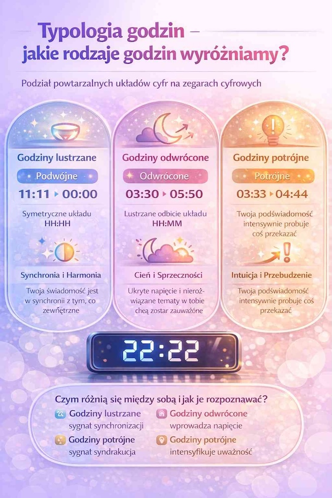 rodzaje godzin magicznych rodzaje godzin do autorefleksji
