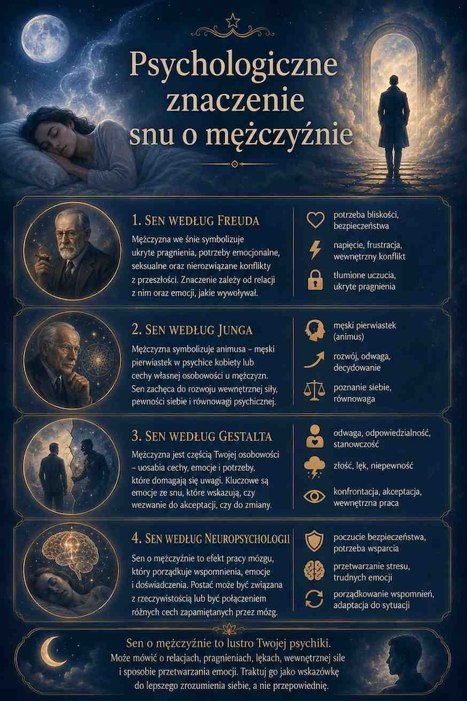 sennik mężczyzna - co znaczy w psychologii 