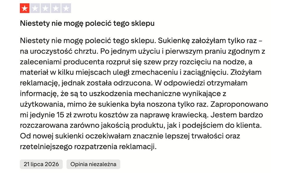 pakuten - opinie negatywne o obsłudze klienta 