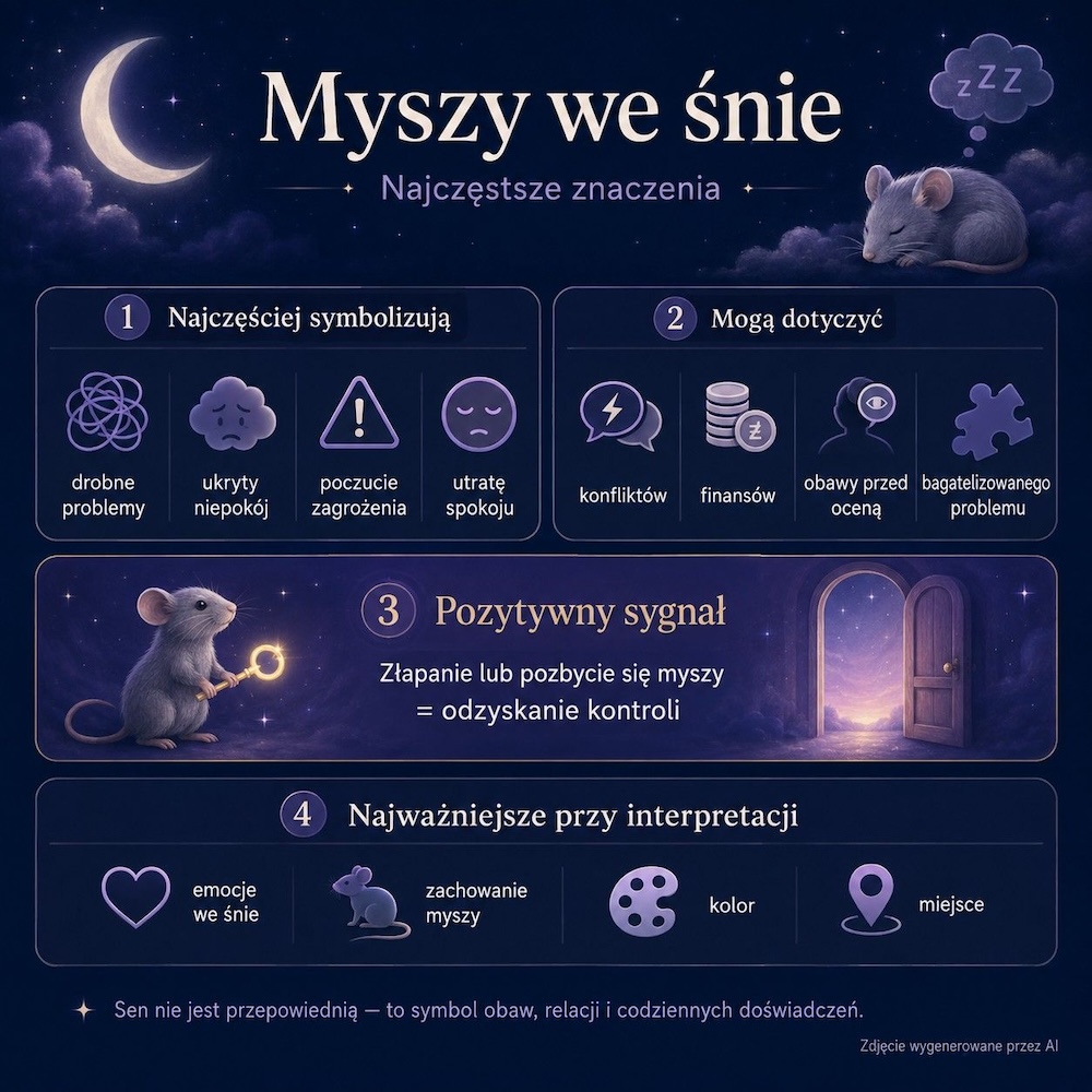 sennik myszy - ogólne znaczenie 