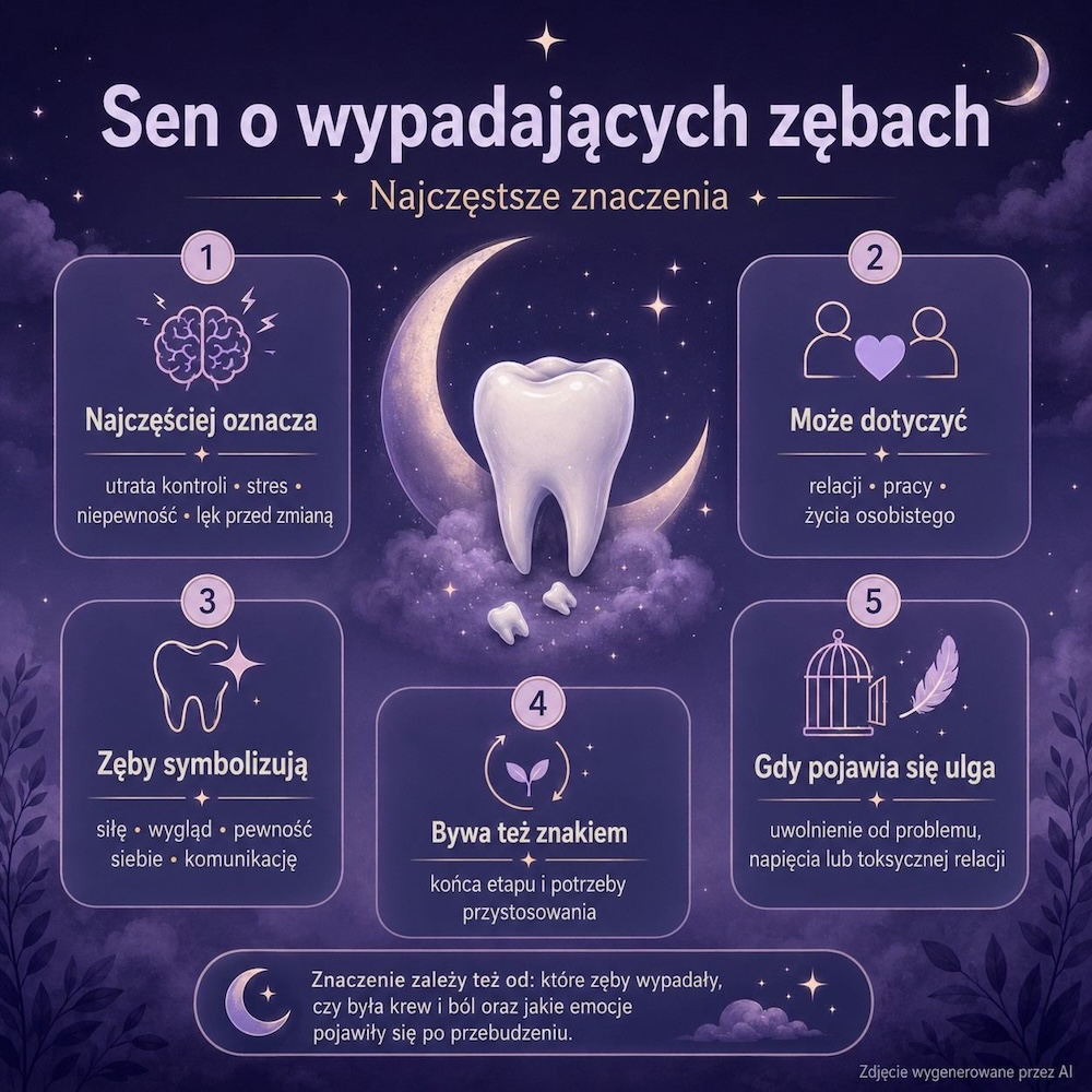 sennik wypadające zęby - interpretacja 